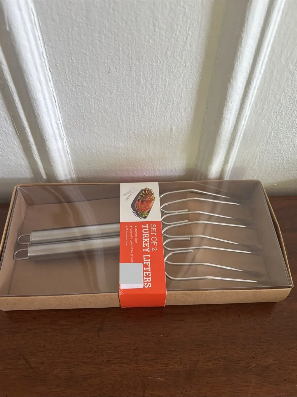 Bed Bath & Beyond Stainless Steel Turkey Lifters - Silver
